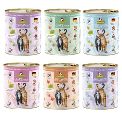 Provami! Set misto GranataPet DeliCatessen 6 x 800 g Mix 1: 6 varianti carne e pesce