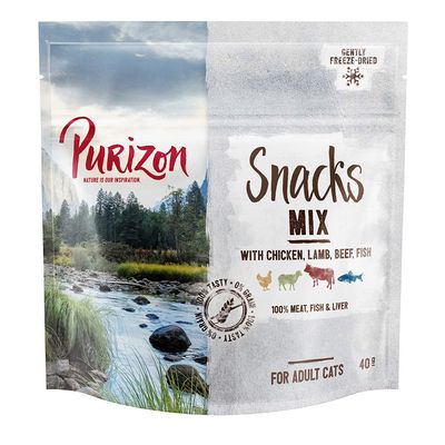 Purizon Snack per gatti Mix - senza cereali 40 g