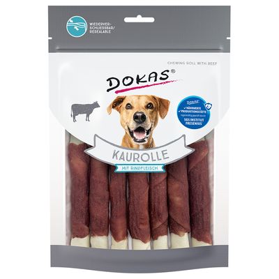 Dokas Involtini da masticare Snack per cani - Carne di manzo 190 gr