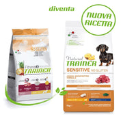 Natural Trainer Sensitive No Gluten Adult Small Monoproteico con Agnello 7 kg