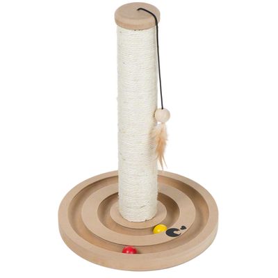 Colonna tiragraffi Scratch & Play  naturale