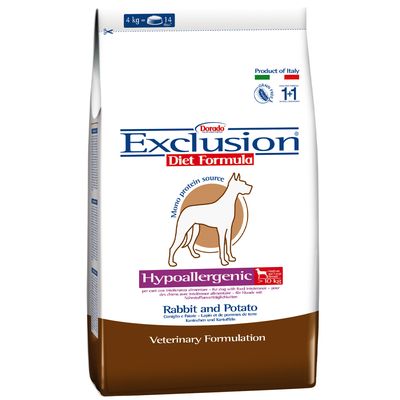 Exclusion Diet Hypoallergenic Coniglio & Patate 12 kg