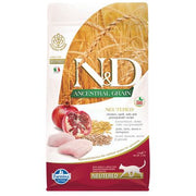 Farmina N&D Cat Ancestral Grain Neutered Pollo & Melograno Crocchette gatto