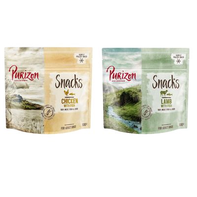 Provalo! Set misto Purizon Snack per cani - senza cereali 2 x 100 g