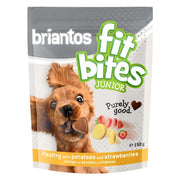 Briantos "FitBites" Junior Pollame con Patate & Fragole Snack per cane 150 gr