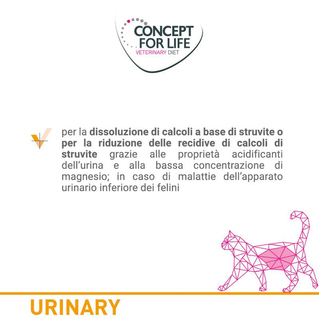 Concept for Life Veterinary Diet Urinary Pollo umido per gatto