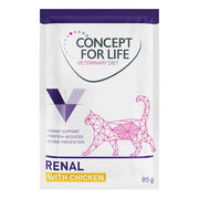 Concept for Life Veterinary Diet Renal con Pollo umido per gatto 12 x 85 g